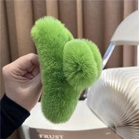 Women's Simple Style Solid Color Plush Hair Claws sku image 26