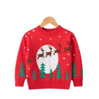 Christmas Fashion Christmas Tree Snowflake Elk Polyacrylonitrile Fiber Hoodies & Knitwears main image 5