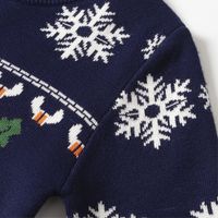 Christmas Fashion Snowman Snowflake Elk Polyacrylonitrile Fiber Hoodies & Knitwears main image 3