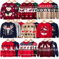 Christmas Fashion Christmas Tree Snowman Elk Polyacrylonitrile Fiber Hoodies & Knitwears main image 1