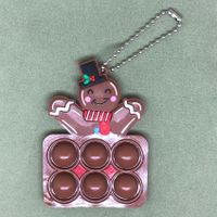 Christmas Tree Pendant Santa Snowman Deer Bubble Music  Keychain Fingertip Toy sku image 7