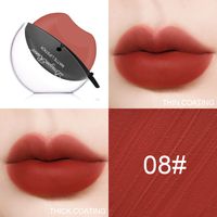 Creative Lip Shape Not Easy To Fade Mist Facial Makeup Matte Red Lipstick sku image 8