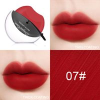 Creative Lip Shape Not Easy To Fade Mist Facial Makeup Matte Red Lipstick sku image 7