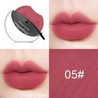 Creative Lip Shape Not Easy To Fade Mist Facial Makeup Matte Red Lipstick sku image 5
