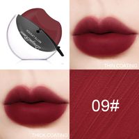 Creative Lip Shape Not Easy To Fade Mist Facial Makeup Matte Red Lipstick sku image 9