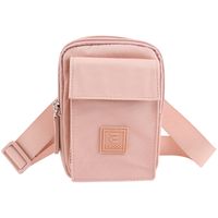 Women's Mini Oxford Cloth Solid Color Fashion Square Zipper Crossbody Bag sku image 1