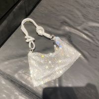 Women's Small Summer Rhinestone Fashion Underarm Bag sku image 1