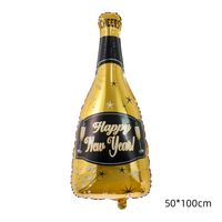 Birthday Wine Bottle Aluminum Film Party Balloon sku image 1