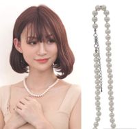 Basic Solid Color Imitation Pearl Beaded Women's Necklace 1 Piece sku image 3