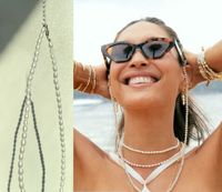 Basic Solid Color Imitation Pearl Beaded Women's Necklace 1 Piece sku image 5