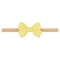 Fashion Bow Knot Polyester Ribbed Band Hair Band 1 Piece sku image 20