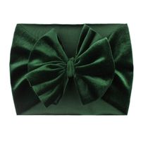 Fashion Bow Knot Gold Velvet Knitted Hair Band 1 Piece sku image 9