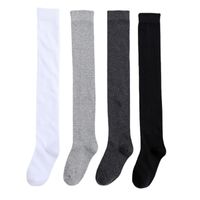 Women's Casual Solid Color Polyester Cotton Over The Knee Socks 1 Pair main image 5