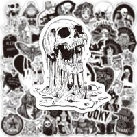 Black And White Gothic Style Stickers Witch Skull Graffiti Stickers main image 4