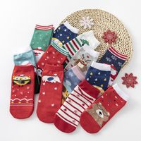 Women's Cartoon Style Animal Polyester Cotton Ankle Socks 1 Set main image 2