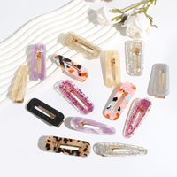 Fashion Geometric Arylic Stoving Varnish Hair Clip 1 Piece main image 6