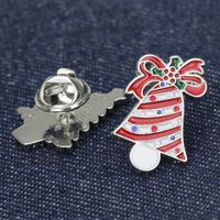 Cartoon Style Animal Santa Claus Snowman Alloy Enamel Artificial Gemstones Unisex Brooches main image 3