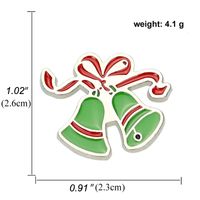 Cartoon Style Animal Santa Claus Snowman Alloy Enamel Artificial Gemstones Unisex Brooches sku image 12