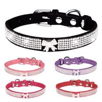 Fashion Synthetic Fibre Butterfly Rhinestone Pet Collar 1 Piece main image 4