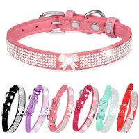 Fashion Synthetic Fibre Butterfly Rhinestone Pet Collar 1 Piece main image 2