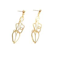 Fashion Solid Color Alloy Plating Women's Drop Earrings 1 Pair main image 4