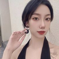 Fashion Star Moon Metal Pearl Plating Women's Drop Earrings 1 Pair main image 5