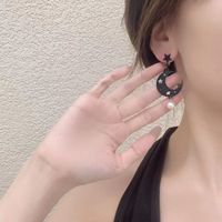 Fashion Star Moon Metal Pearl Plating Women's Drop Earrings 1 Pair main image 2