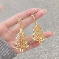 Fashion Christmas Tree Metal Plating Women's Drop Earrings 1 Pair main image 3