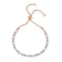 Fashion Geometric Copper Zircon Bracelets In Bulk sku image 1