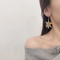 Fashion Snowflake Metal Plating Women's Drop Earrings 1 Pair main image 2