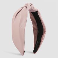 Fashion Knot Pu Leather Flannel Hair Band 1 Piece main image 3