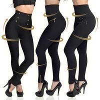 Women's Daily Casual Solid Color Ankle-length Beaded Leggings main image 1