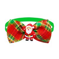 Estilo Británico Poliéster Navidad Enrejado Accesorios Para Mascotas 1 Pieza sku image 2