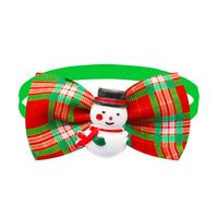 Estilo Británico Poliéster Navidad Enrejado Accesorios Para Mascotas 1 Pieza sku image 3