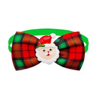 Estilo Británico Poliéster Navidad Enrejado Accesorios Para Mascotas 1 Pieza sku image 1