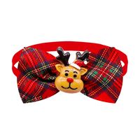 Estilo Británico Poliéster Navidad Enrejado Accesorios Para Mascotas 1 Pieza sku image 6