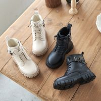 Unisex Casual Solid Color Round Toe Booties main image 2