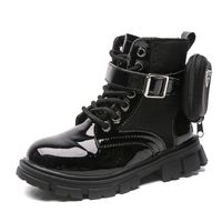 Unisex Fashion Solid Color Round Toe Martin Boots main image 3