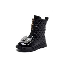 Women's Fashion Solid Color Round Toe Martin Boots main image 2