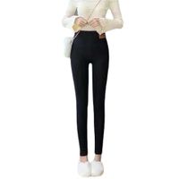 Women's Holiday Fitness Solid Color Full Length Patchwork Leggings main image 4