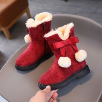 Women's Fashion Solid Color Round Toe Booties main image 5