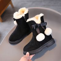 Women's Fashion Solid Color Round Toe Booties main image 4