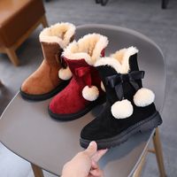 Women's Fashion Solid Color Round Toe Booties main image 1