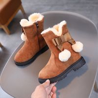 Women's Fashion Solid Color Round Toe Booties main image 2