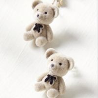 Wholesale Jewelry 1 Pair Fashion Bear Alloy Ear Studs sku image 1