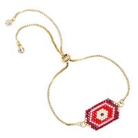 Nihaojewelry Bohemian Style Rainbow Miyuki Beads Handmade Bracelet Jewelry Wholesale sku image 4