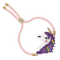 Nihaojewelry Bohemian Style Rainbow Miyuki Beads Handmade Bracelet Jewelry Wholesale sku image 7