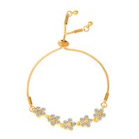 Glam Heart Shape Metal Plating Artificial Pearls Rhinestones Women's Bracelets sku image 17