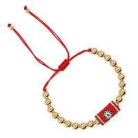 Simple Miyuki Rice Beads Rainbow Hand-woven Tassel Beaded Bracelets sku image 15