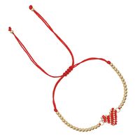 Simple Miyuki Rice Beads Rainbow Hand-woven Tassel Beaded Bracelets sku image 6